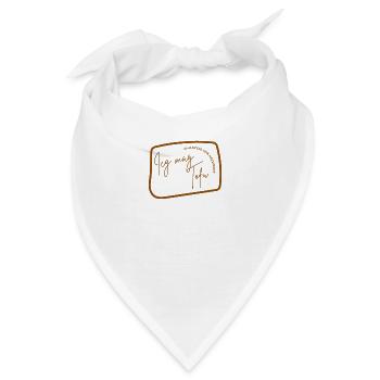 Ich mag Tofu - Bandana - Weiß - Vorne
