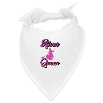 Flusskönigin Abenteuerliches Mädchen Gift - Bandana - Weiß - Vorne