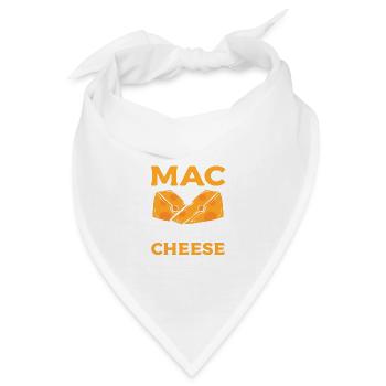 50% Käse Feinschmecker Geschenk - Bandana - Weiß - Vorne