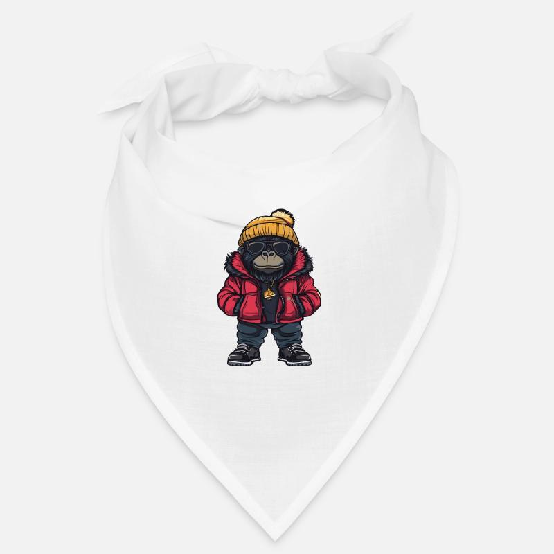 Gorille Cool Bande Dessinée Bandana