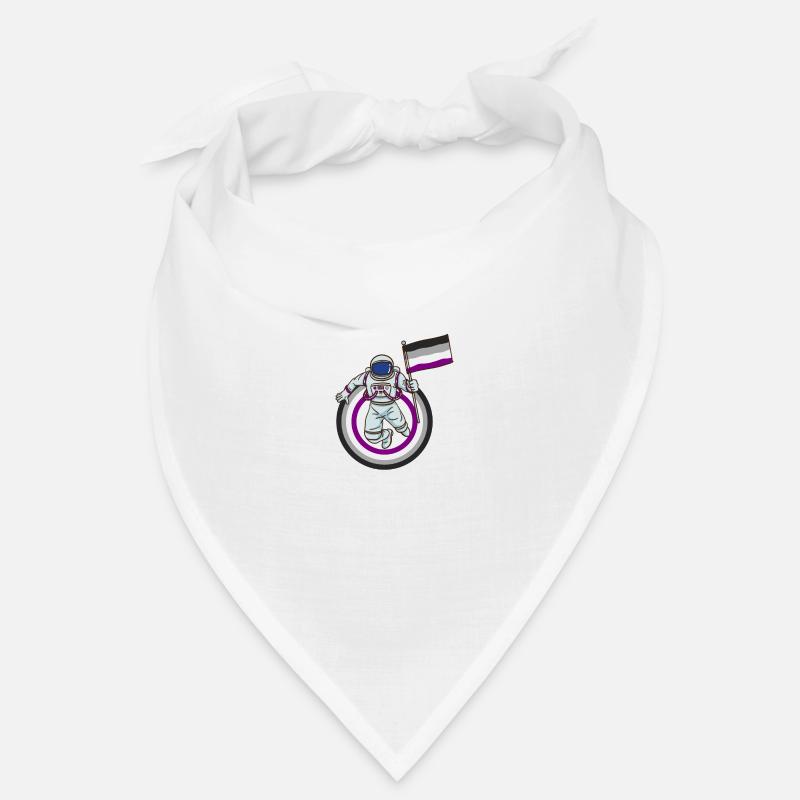 Astronaute avec le drapeau Ace Pride Bandana