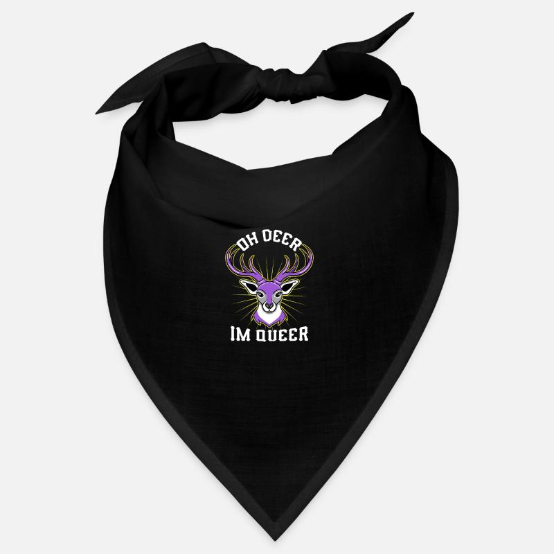 Oh Deer Im Queer Nonbinary Pride Bandana