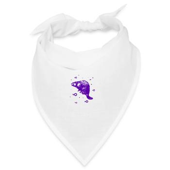 Marder - Hermelin - Wiesel - Bandana - Weiß - Vorne