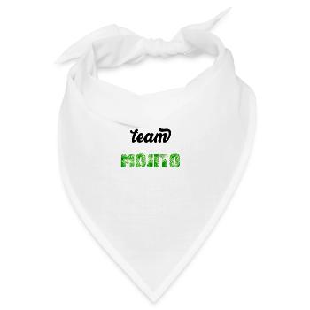 Team MOJITO - Bandana - Weiß - Vorne