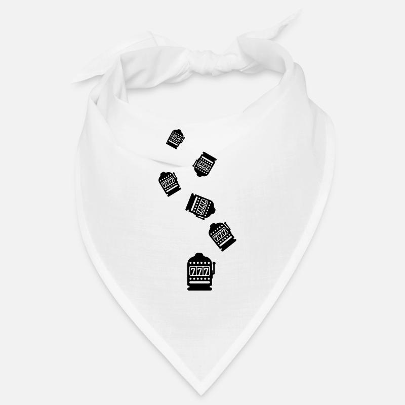 One-armed bandit silhouette icon Bandana