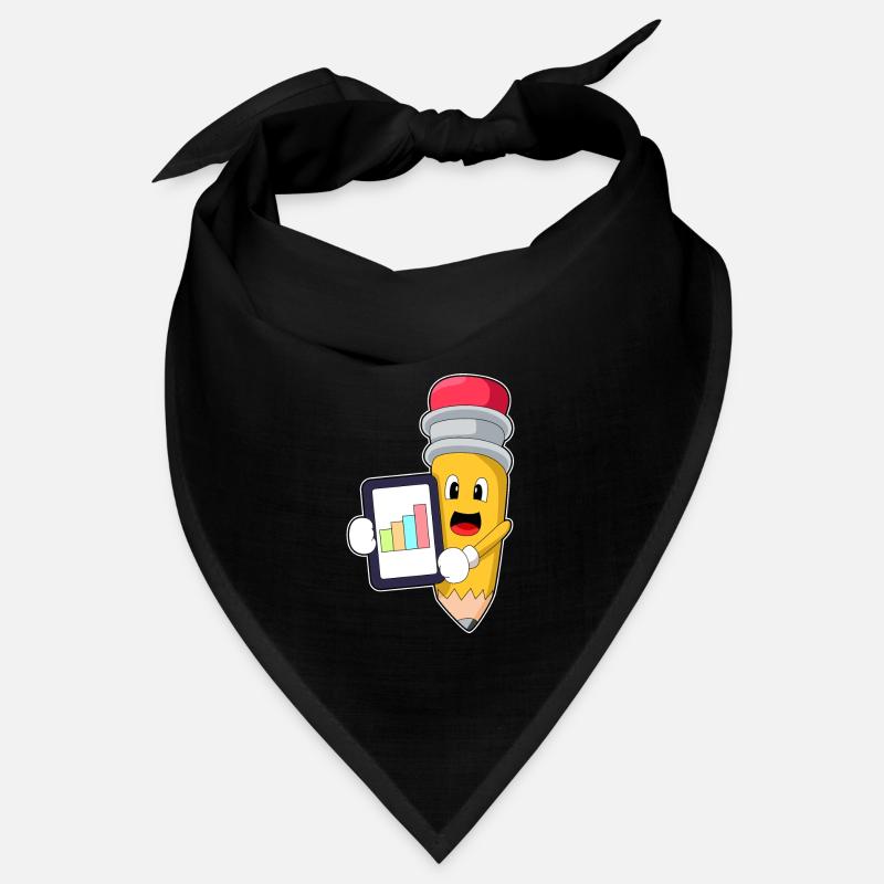 Pencil Secretary Graphics Bandana