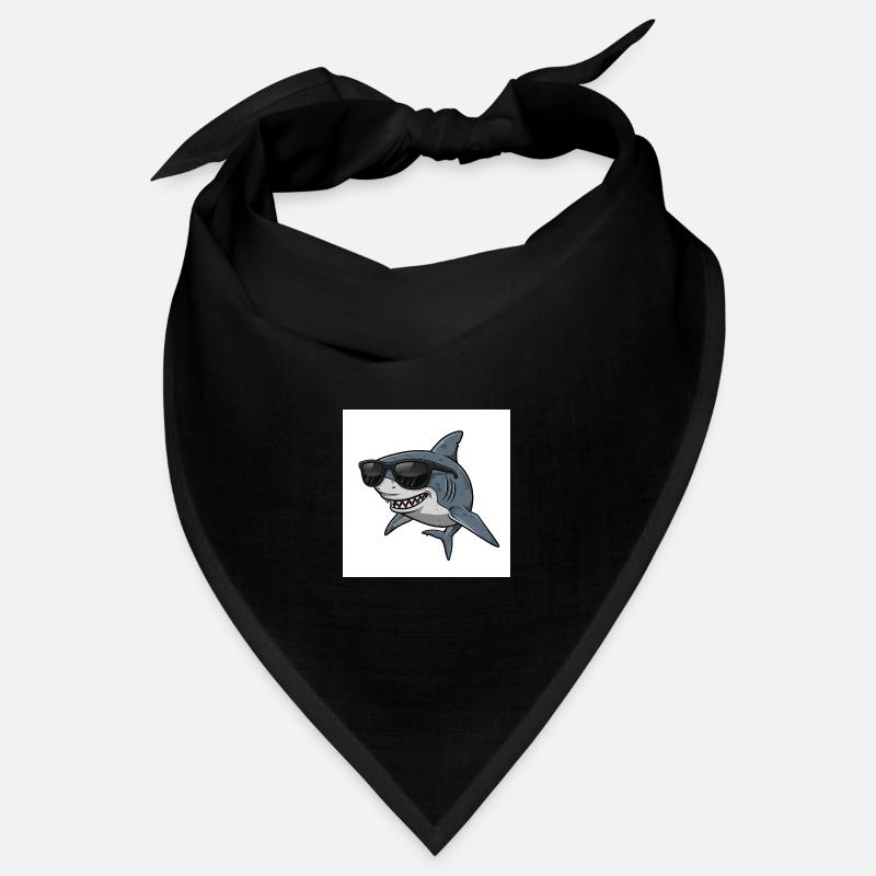 Requin cool avec lunettes de soleil Bandana