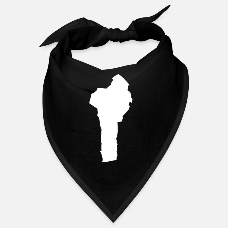Drapeau de carte Bénin Bandana