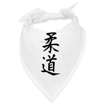 Judo (V) - Bandana - Weiß - Vorne