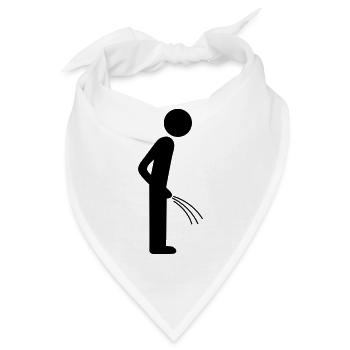 Pinklen WC - Bandana - Weiß - Vorne