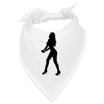 bondage girly2 - Bandana - Weiß - Vorne