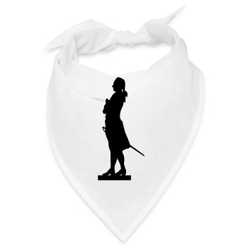 Johann Wolfgang von Goethe - Bandana - Weiß - Vorne