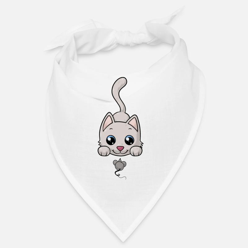 Süße Comic Katze Bandana