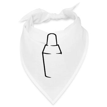 cocktail shaker / Mixer (a, 1c) - Bandana - Weiß - Vorne