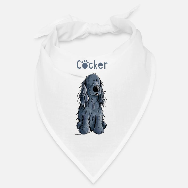 Lustiger Cocker Spaniel Bandana