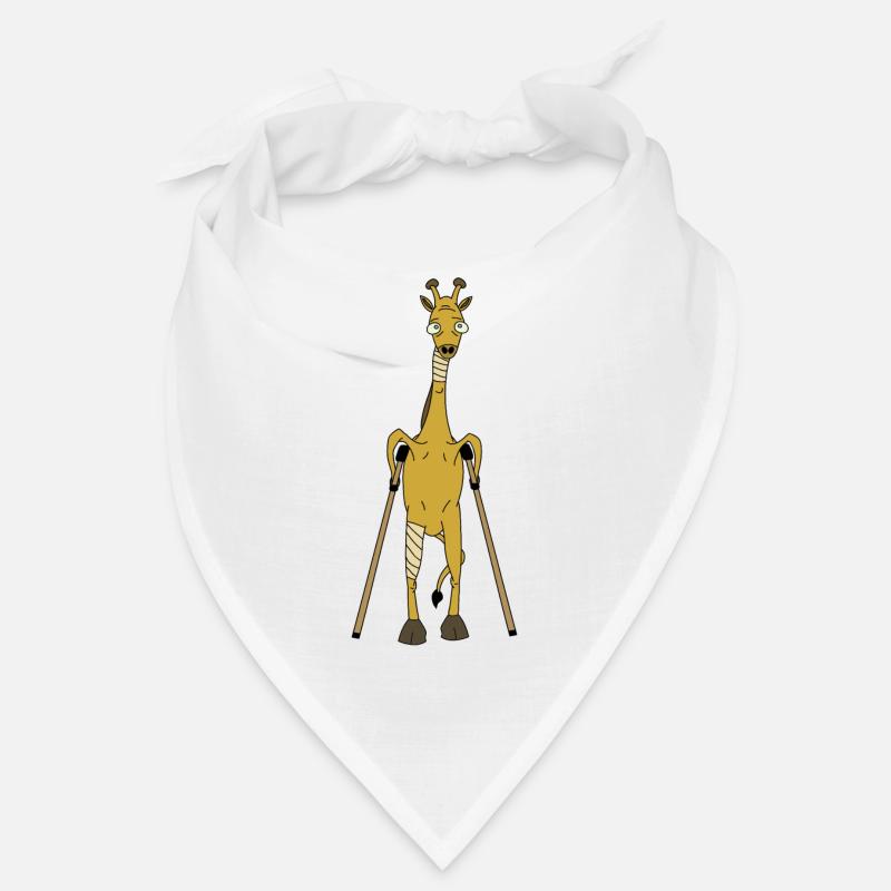 Giraffe on crutches! Bandana