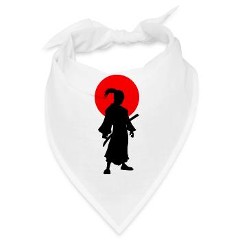 Miyamoto Musashi Zitat 4 - Bandana - Weiß - Vorne