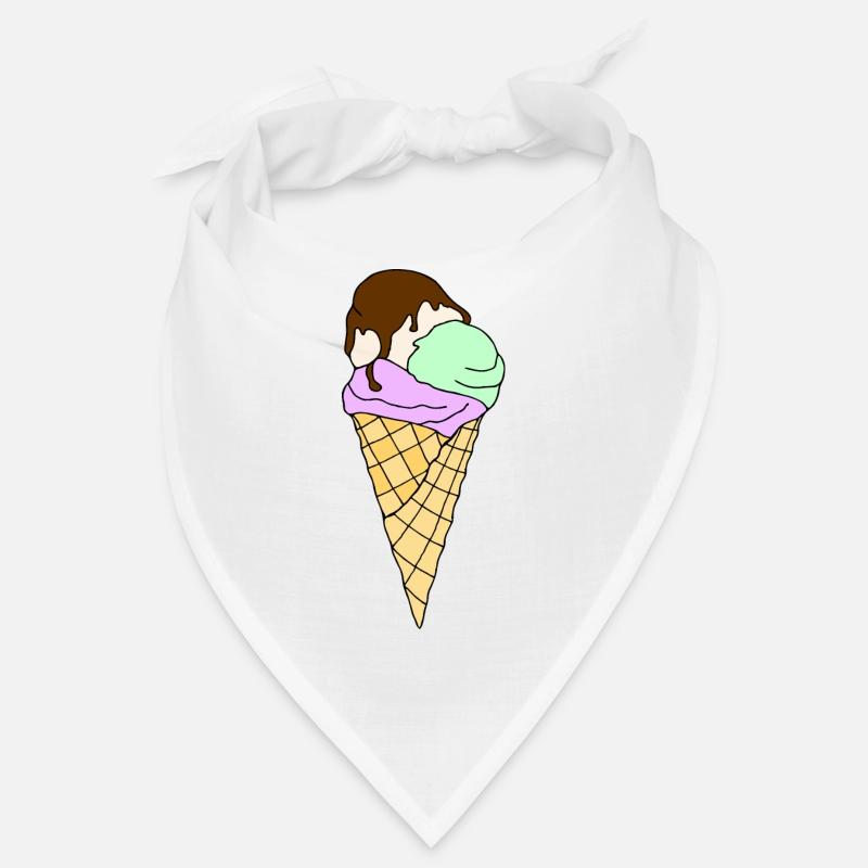 Eis - Bandana - Weiß