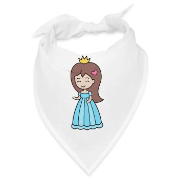 Prinzessin - Bandana - Weiß - Vorne