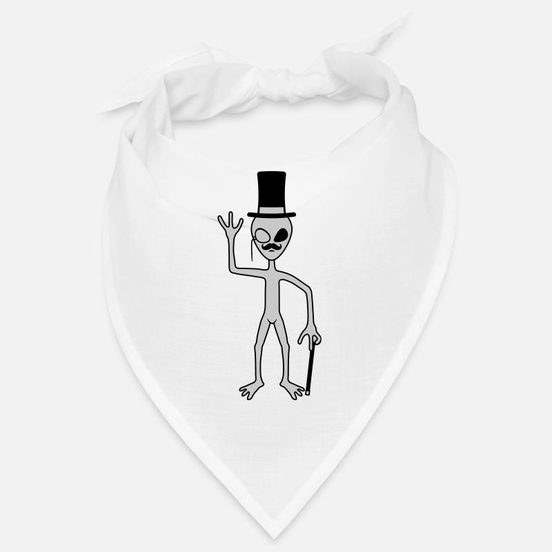 Sir Alien winkt freundlich Bandana