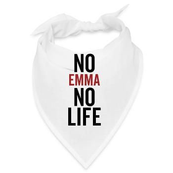 Keine Emma Kein Leben - Bandana - Weiß - Vorne