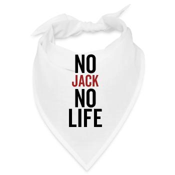 Kein Jack Kein Leben - Bandana - Weiß - Vorne