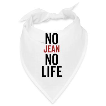 Nein Jean No Leben - Bandana - Weiß - Vorne