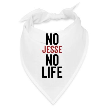 Nein Jesse Kein Leben - Bandana - Weiß - Vorne