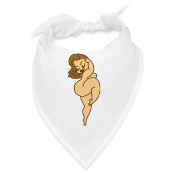 curvy sexy - Bandana - Weiß - Vorne