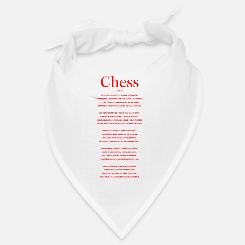 Schach Definition Rap Bandana