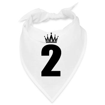 2 - Bandana - Weiß - Vorne