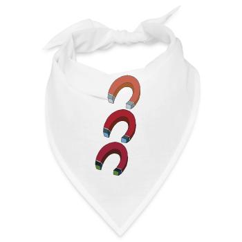magnet 3fach - Bandana - Weiß - Vorne