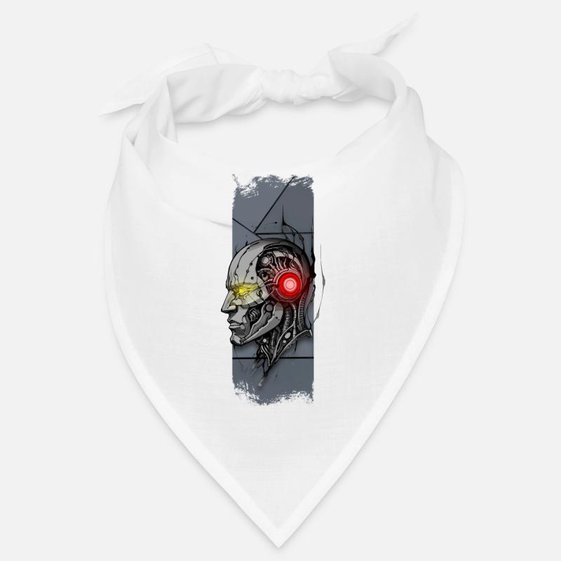 Mechanischer Verstand: Cyborg-Roboterkopf Bandana