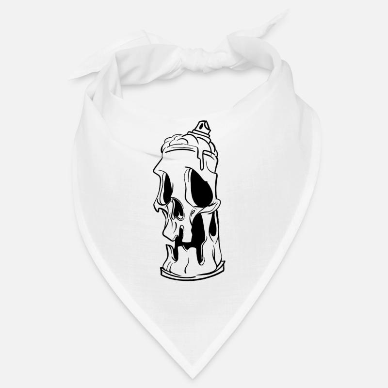 Skull spray can Bandana