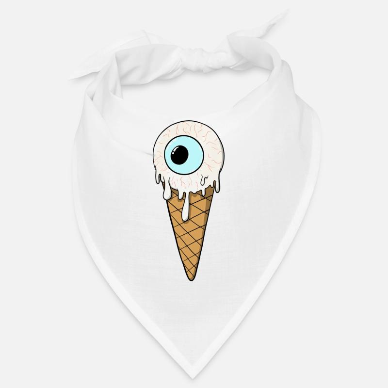 Crème pour les yeux | Crème glacée | Crème glacée | Glace avec un œil Bandana