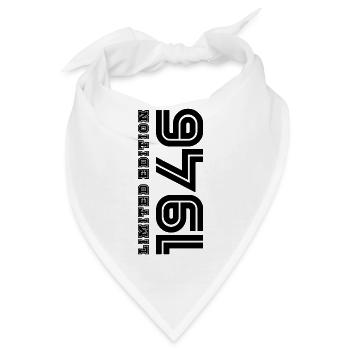 1946 - Jahrgang 1946 - Fantastisch seit 1946 - Bandana - Weiß - Vorne