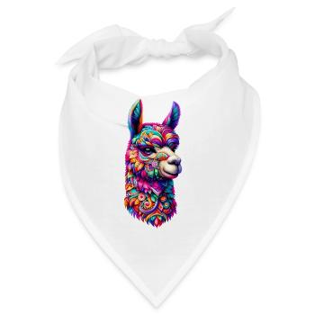 Alpaka - Bandana - Weiß - Vorne