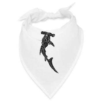 Der Hammerhai - Bandana - Weiß - Vorne