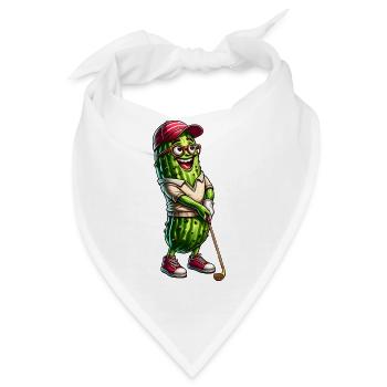 Lustiger Pickel Golf Spieler Humor - Bandana - Weiß - Vorne