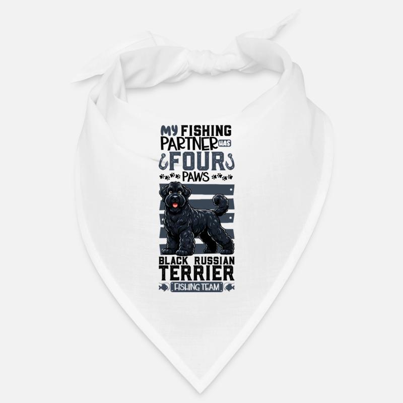 Pêche et chien de Saint-Hubert Bandana