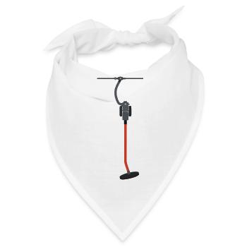 Tellerlift Skifahren - Bandana - Weiß - Vorne