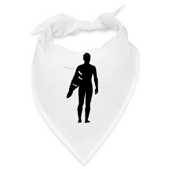 Surfing  - Bandana - Weiß - Vorne