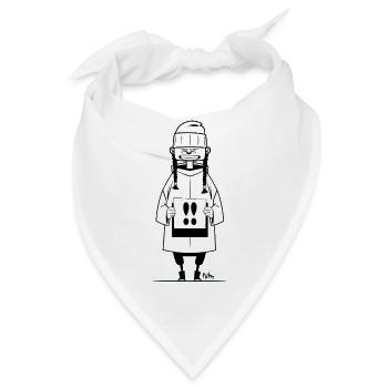 Greta - Bandana - Weiß - Vorne