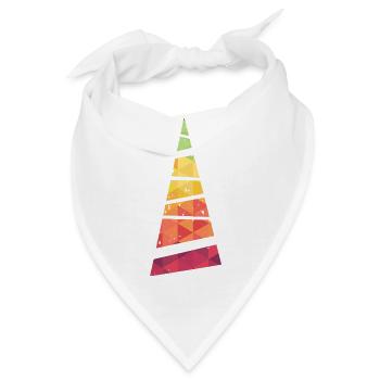 Christmas Tree - Weihnachtsbaum - Weihnachten - Bandana - Weiß - Vorne