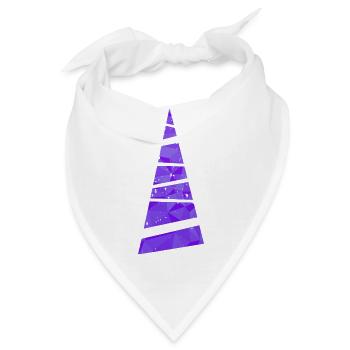 Christmas Tree - Weihnachtsbaum - Weihnachten - Bandana - Weiß - Vorne