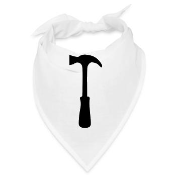hammer - Bandana - Weiß - Vorne