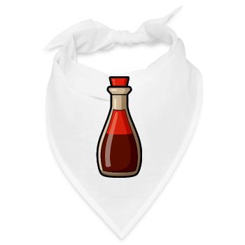 Sojasauce - Bandana - Weiß - Vorne