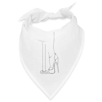 Stiletto-Silhouette Noir - Bandana - Weiß - Vorne