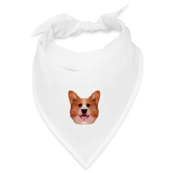 Polygon Hund – Tag des Hundes - Bandana - Weiß - Vorne