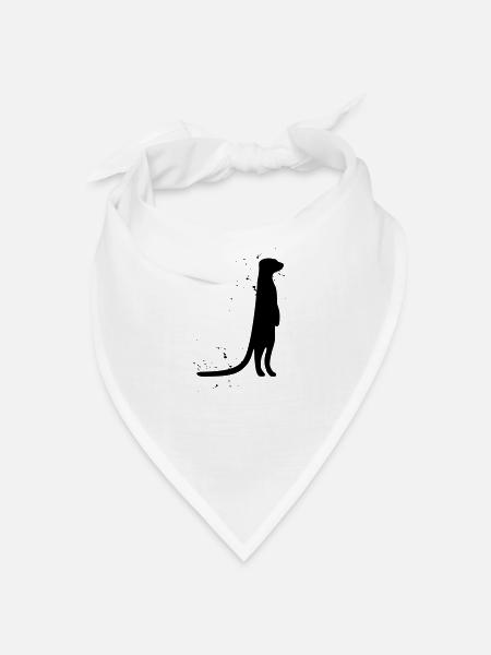 meerkat - Bandana - white - Front